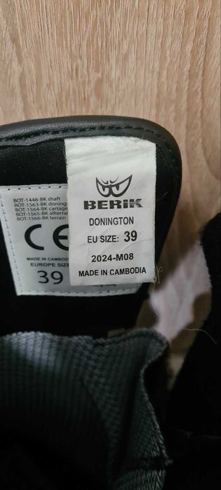 Мото ботуши Berik Donington Motorcycle Boots/размер 39