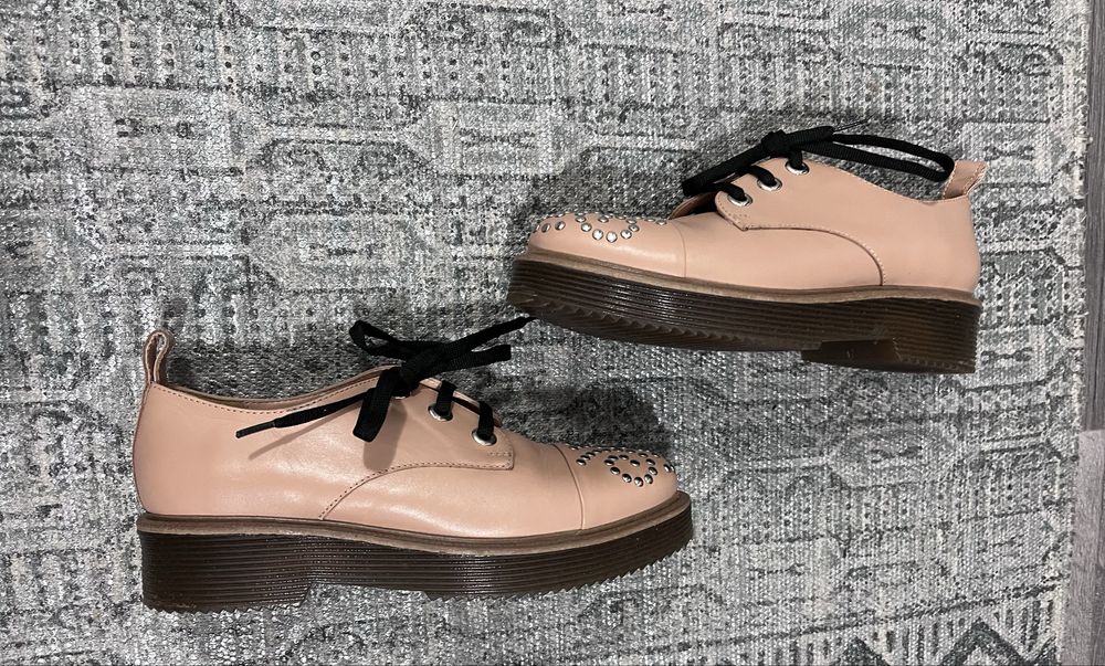 Pantofi Musette, piele naturala, 36