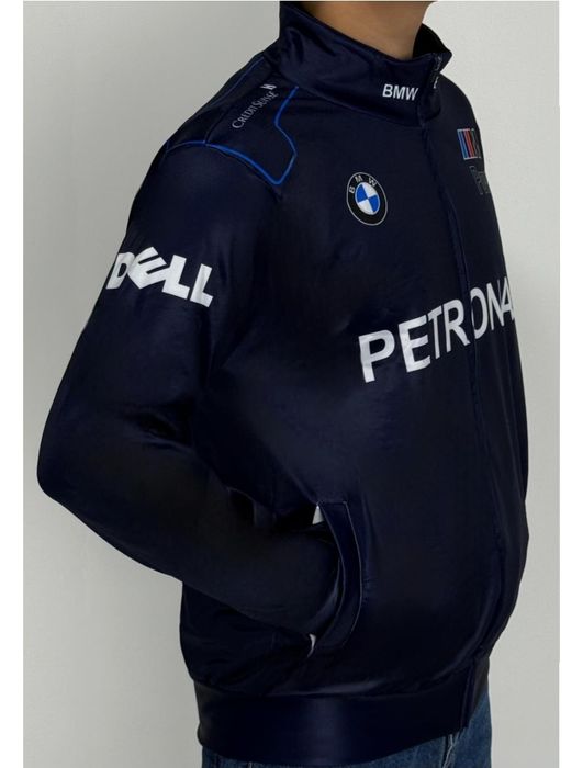 Бомбер синий и легкий