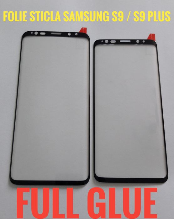 Folie sticla full glue s8 s9 s10 plus note 10 huawei p30 mate 20 pro