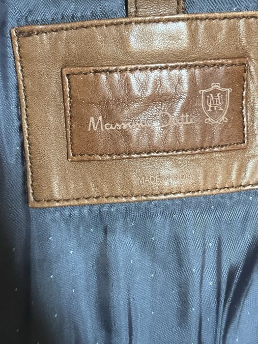 Кожаная куртка Massimo Dutti (Оригинал, Размер M)