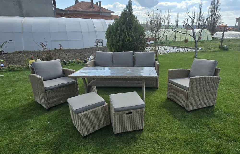 Градински Ратанов сет