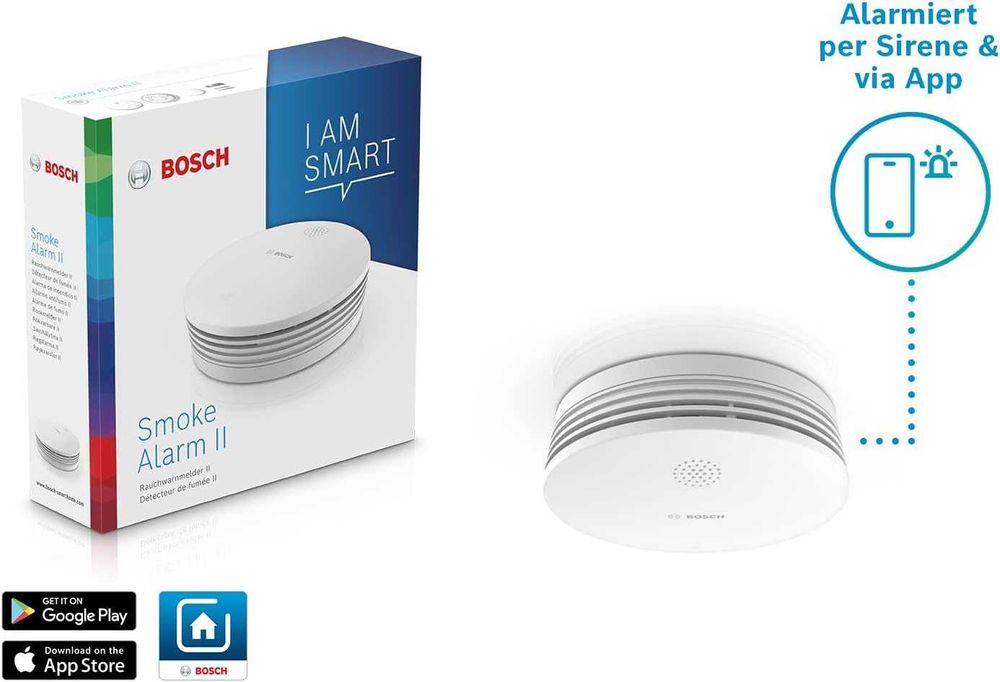 Detector alarma de fum Bosch Smart Home