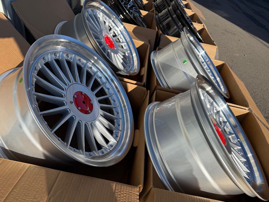 Jante aliaj noi BMW E60 E39 cu buza nichelata - 5x120 R18 8,5J ET20