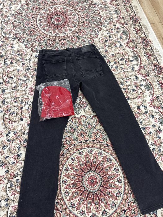 Baggy jeans black and hat corteiz