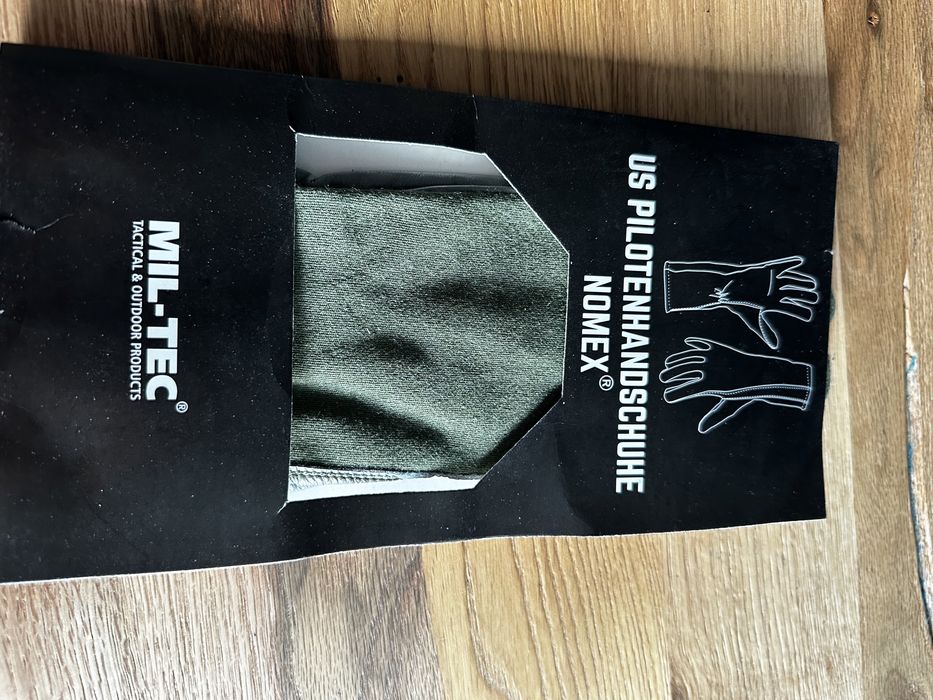 Mănuși pilot, MilTec, Nomex + piele, noi.