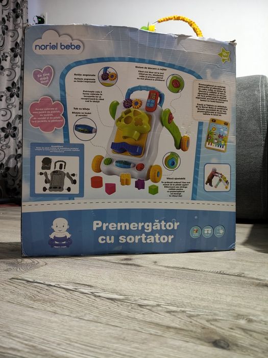 antepremergator interactiv Infunbebe Activity Shape Sorter Baby Walker