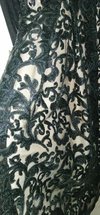 Рокля сатен и дантела