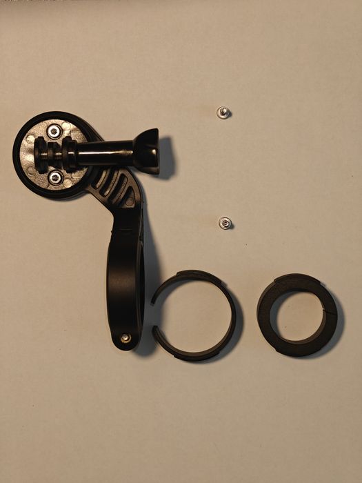 Prindere ghidon Garmin (aero edge) + atasament montare lumina biciclet