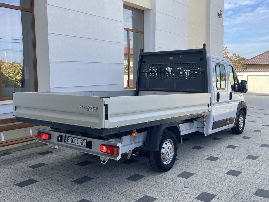 Fiat Ducato Maxi 7 Locuri Cabina dubla cu bena mare maxi