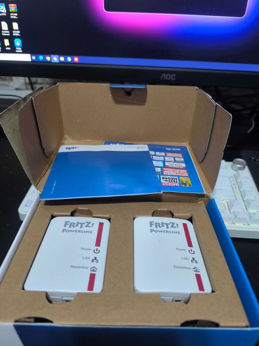 AVM FRITZ!Powerline 540E WLAN комплект Powerline WLAN 500 Mbit/s