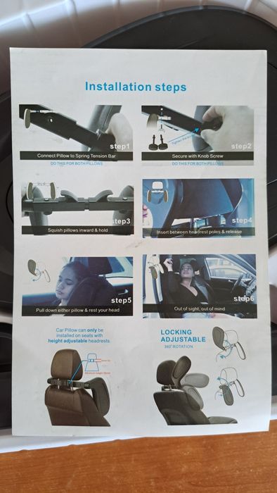 Car sleep headrest