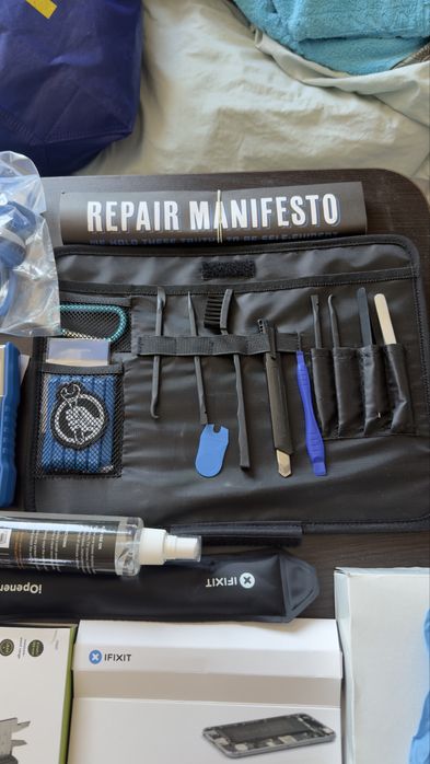 Нови Професионални инструменти Ifixit pro toolkit чанта пълен комплект набори за поправка на всякакъкви  електроники подарък 100 антистатични ръкавици