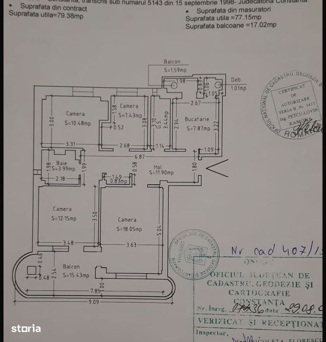 Apartament 3 camere zona ICIL
