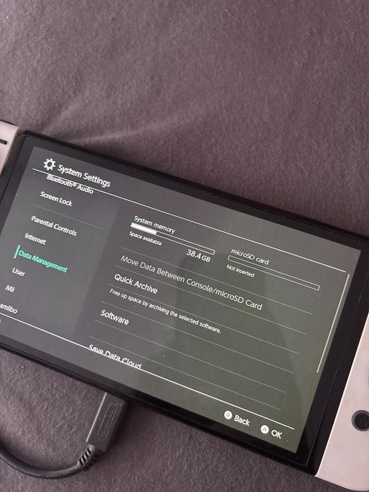 Nintendo switch OLED с 20 игри