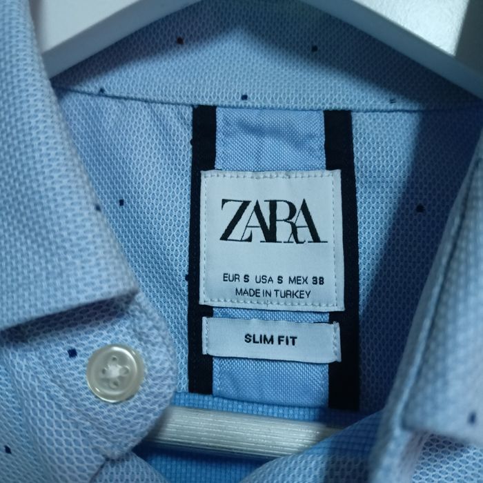 Cămașă Zara Slim Fit – Textură Deosebită & Easy Iron – Mărimea S