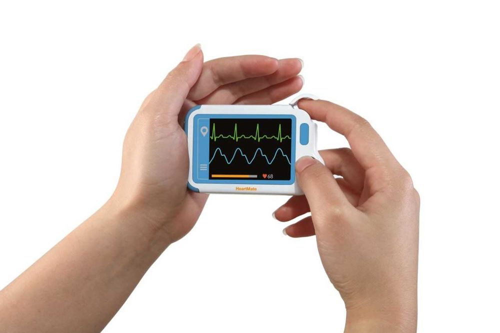 Holter EKG portabil / Monitor EKG - HeartMate - VIATOM, ecran color