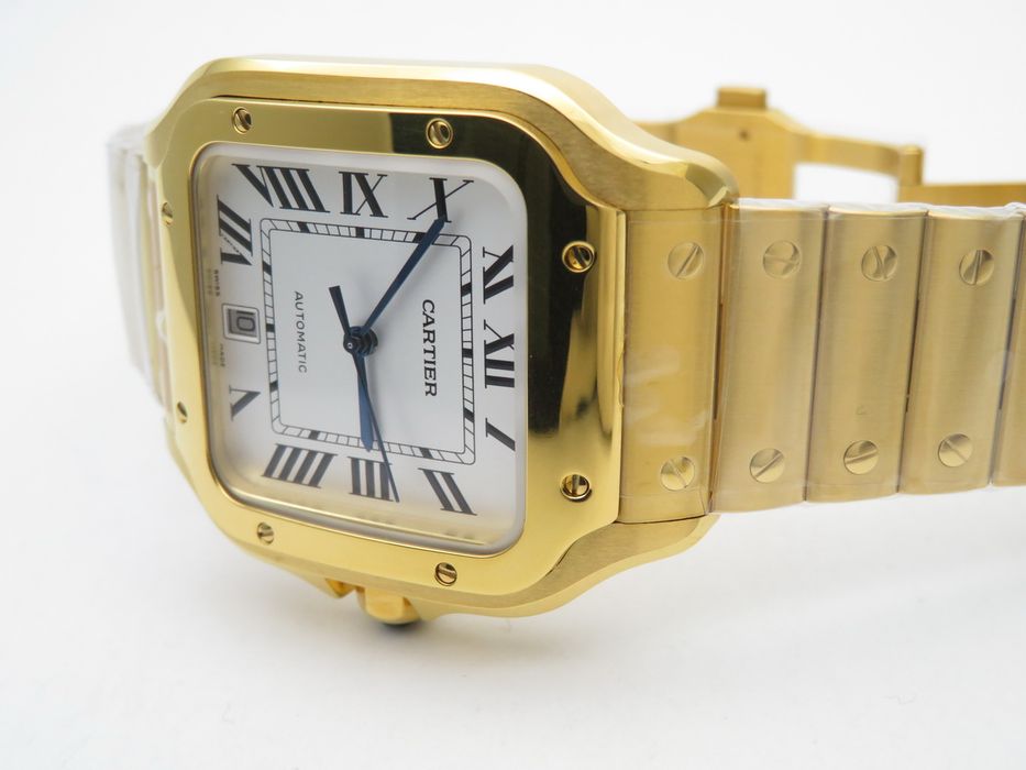 Cartier Santos de Cartier 40mm Two-Tone жълто злато - автоматичен - QC снимки