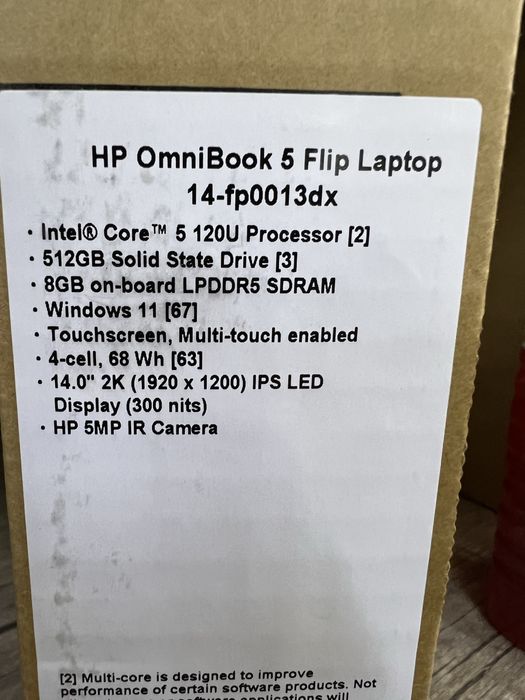 Hp OmniBook 5 Flip USA