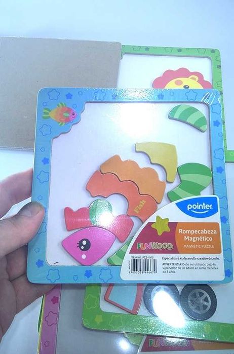 ОСЕМ В ЕДНО - Комплект от магнитни дъски с магнити на животни и коли