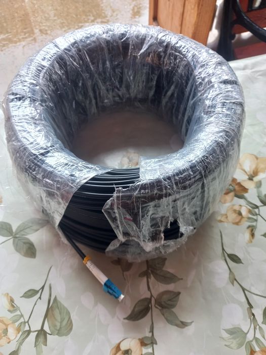 Cablu fibra optica LC/UPC to LC/UPC ramfors metalic 200m