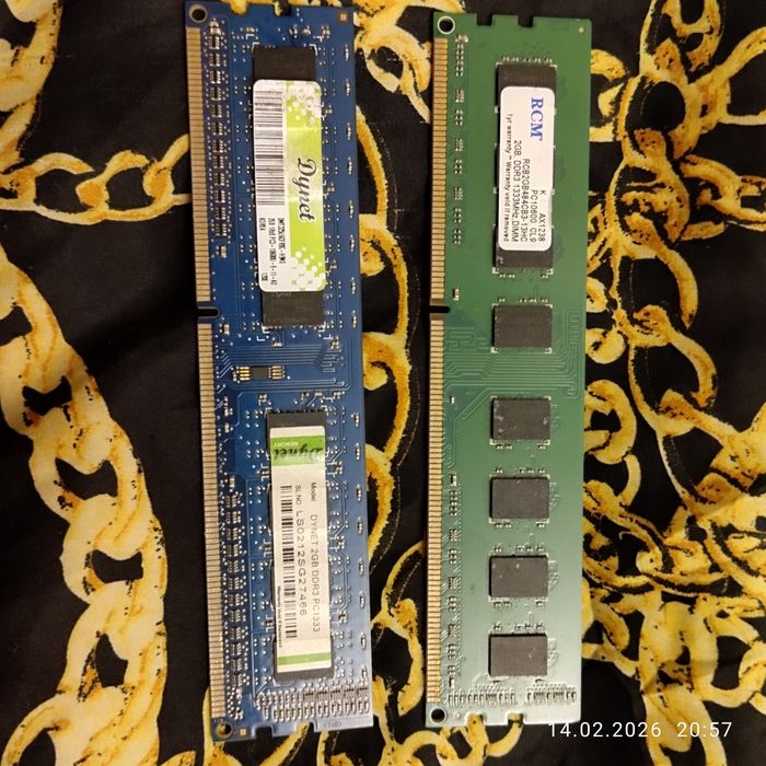 ОЗУ 2 Гб 1333 общая 4 Гб для ПК
