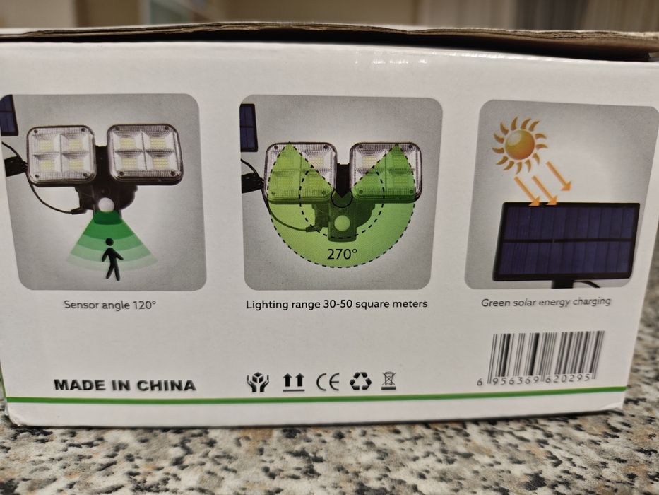 Соларни лампи с отдалечен слънчев панел.