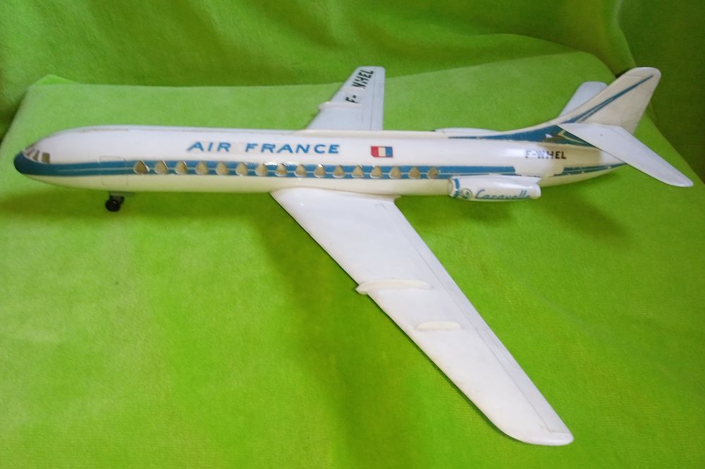 Модель самолёта ГДР, Air France,Caravelle. 33 см