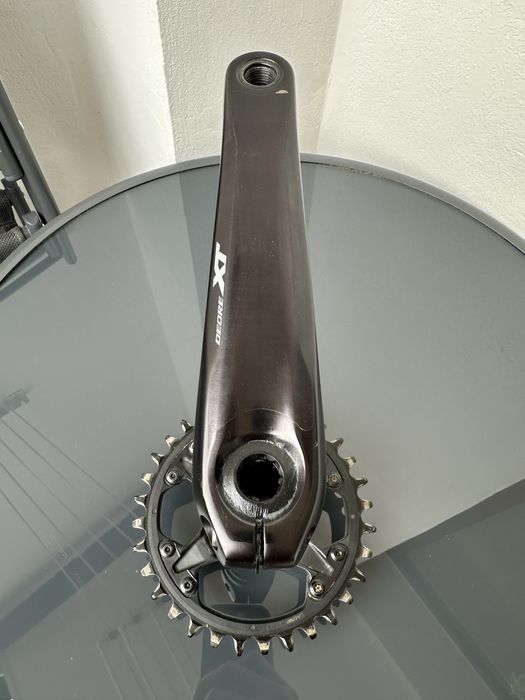 Курбели с плоча SHIMANO Deore XT FC-M8120 + СРЕДНО ДВИЖЕНИЕ BB-MT500