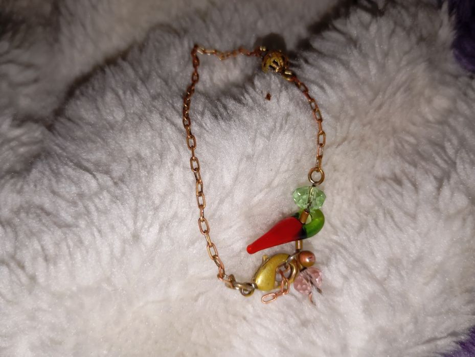 Винтидж  гривна ръчна изработка за дете