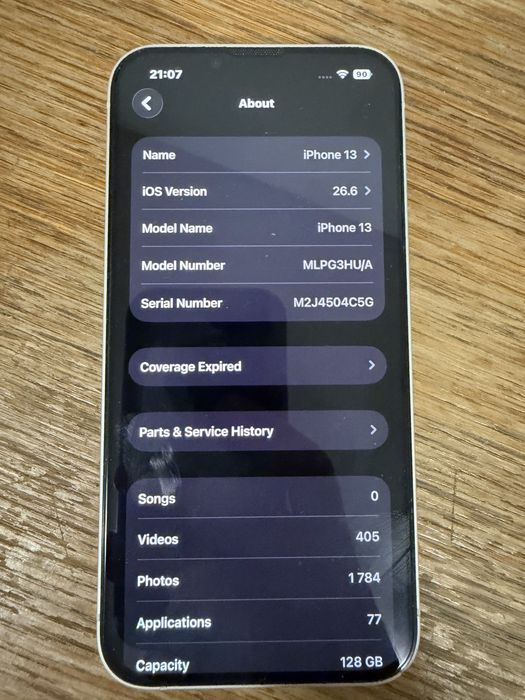 Iphone 13 / 77% батерия