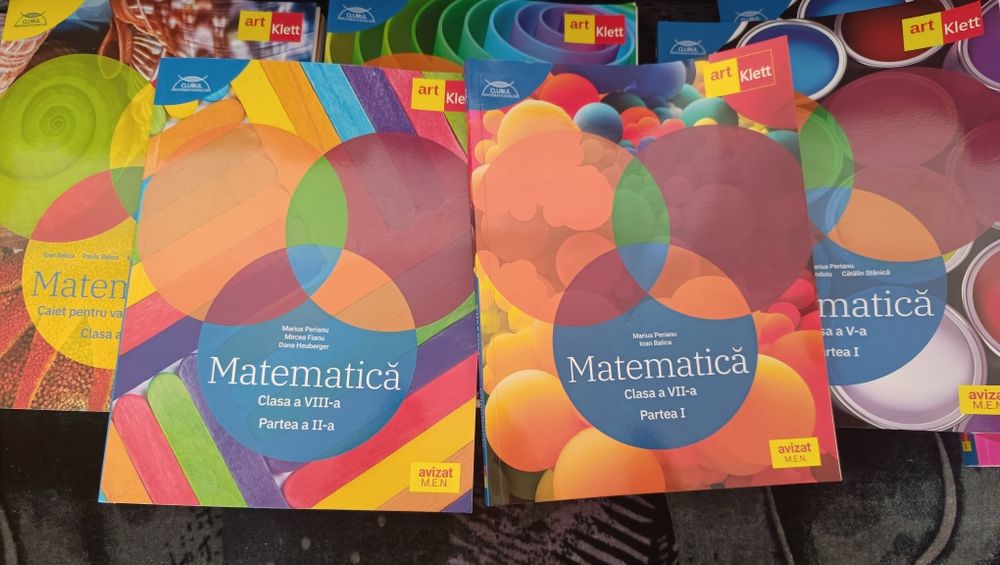 Vând manuale cărți culegere matematica gimnaziu teste evaluare
