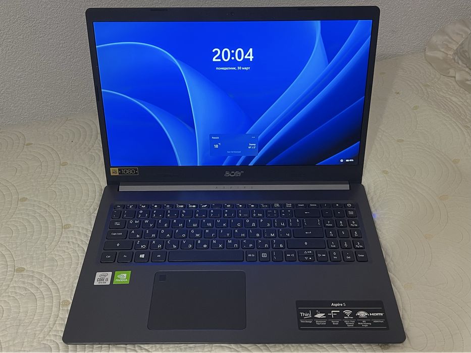 Acer Aspire 5 i5 / 8GB / 1TB + SSD / Видео карта / Като нов