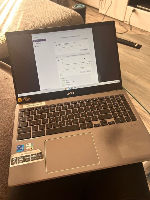 Acer Chromebook 515 – Intel Core i7 / 16 GB RAM – stare foarte bună