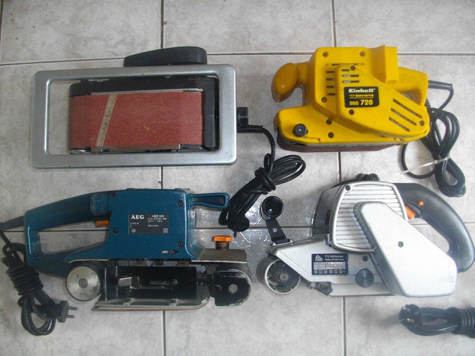 Немски Нидерландски ELU-850W/PRAXIS-720W//AEG-1010W Профи Лентов Шлайф