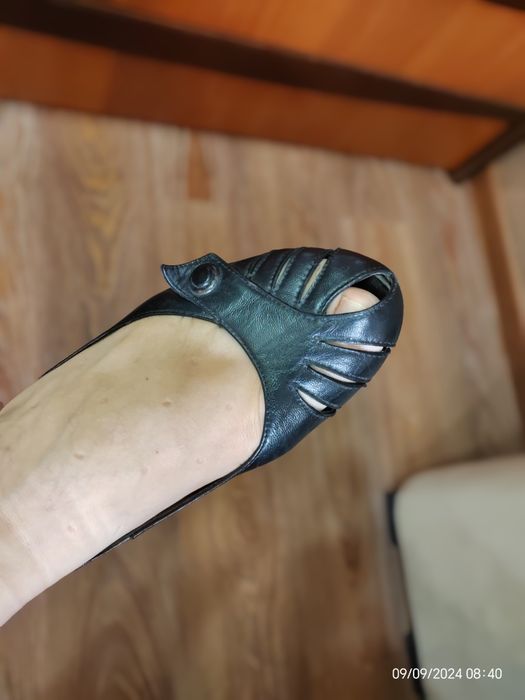 Кожаные туфельки, 37,5 размер