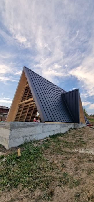 Vând cabane tip A frame