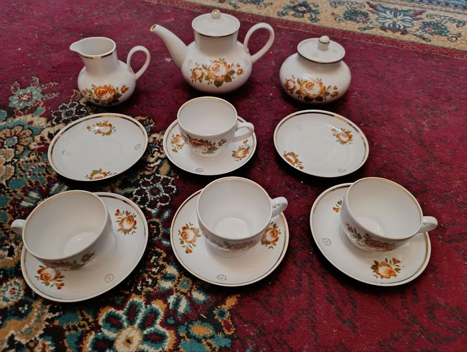 Тарелки 1890 года , Чайный сервис Вербилки СССР