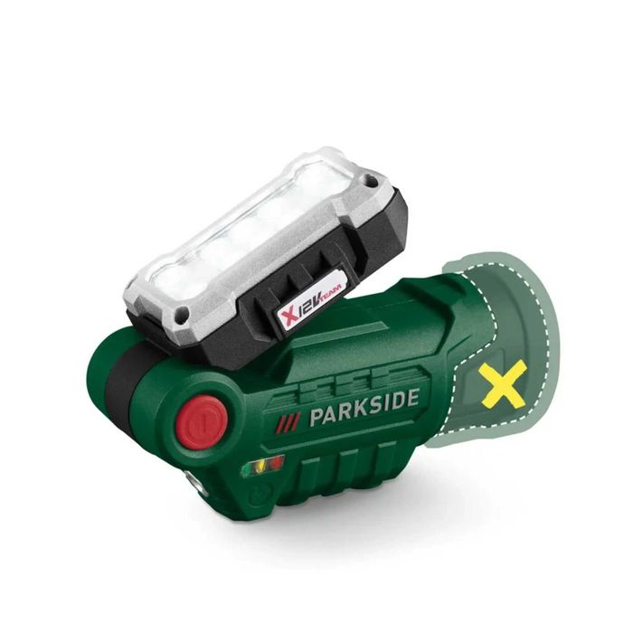 12V Фенер Parkside 480L прожектор Парксайд лампа светлина осветление