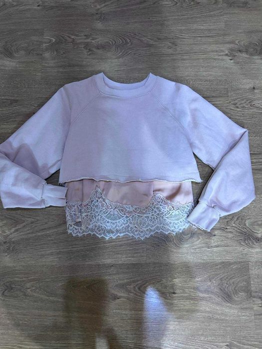 Зара zara розова блуза