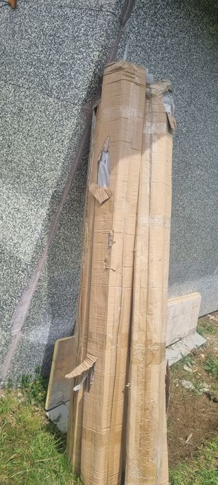 Uși de interior cu geam și tocuri reglabile 8 buc complete noi sigilat