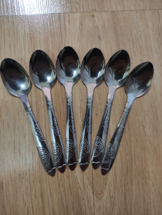 Комплекти малки лъжички и вилички НОВИ, комплект десертни вилички 12бр