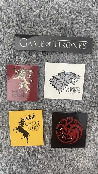 Colectie magneti frigider Game of Thrones