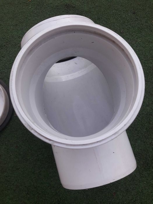 Комплект d150/200 (труба, тройник, переходник, заглушка для трубы)