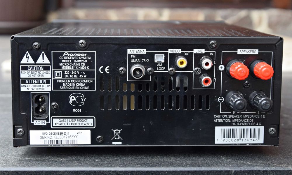 Amplificator Pioneer X-HM20, cd player, USB, radio, dock