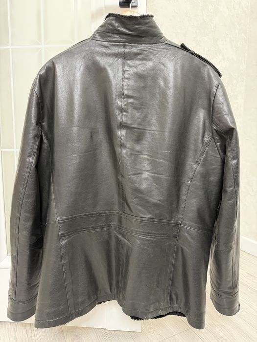 Кожанная дубленка