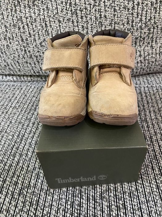 Осенние Timberland сапожки на мальчика