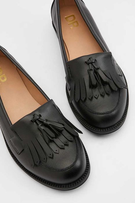 Dorothy Perkins черни wide fit лоуфъри - размер 38