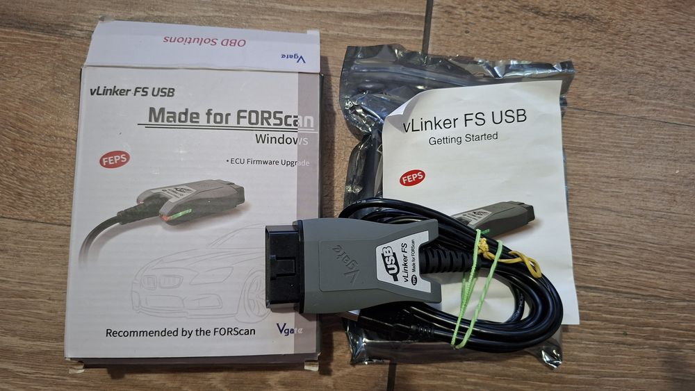 Interfață Diagnoză Auto Vgate vLinker FS USB – Recomandată FORScan (Ford / Mazda)