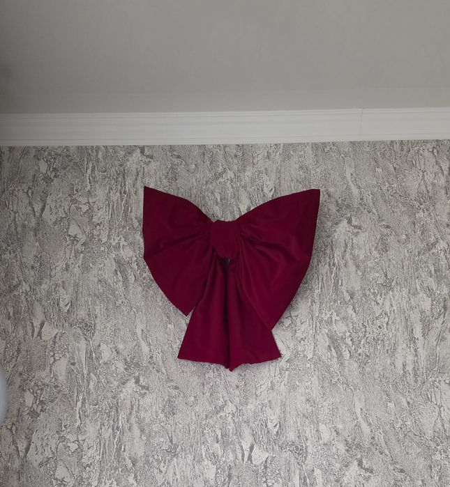 Бархатный бант декор 50 см